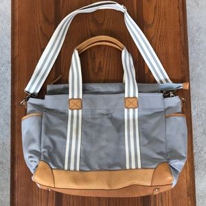 Pottery Barn Kids diaper bag and accessories